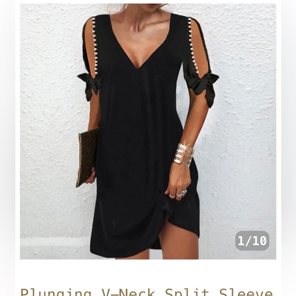 NWT cute sexy black dress